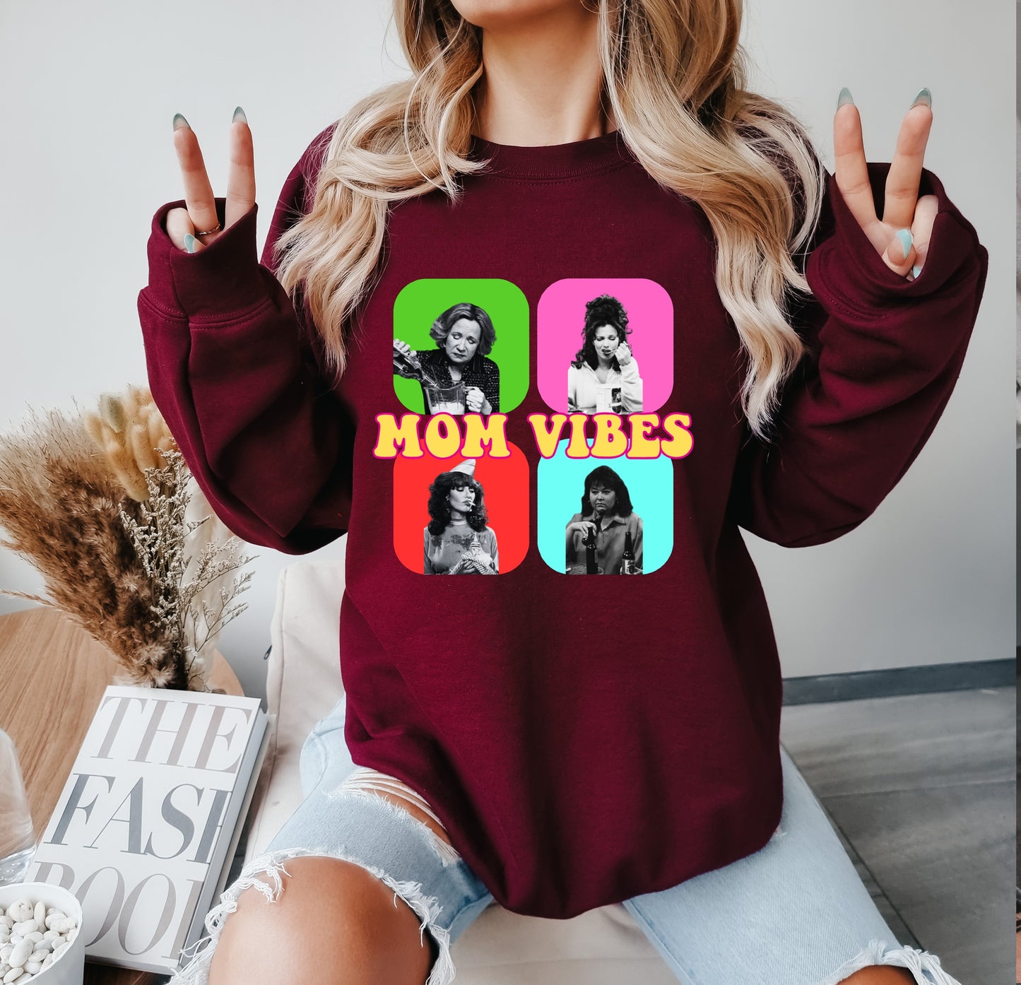 Mom Vibes Sweatshirt
